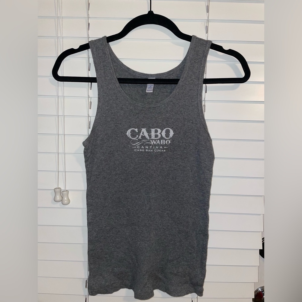 Gray Cabo Wabo Tank Top